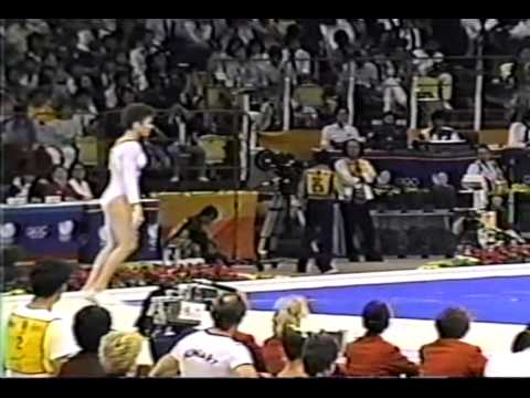 8th T HUN Beata Storczer FX - 1988 Olympic Games 9.900.avi