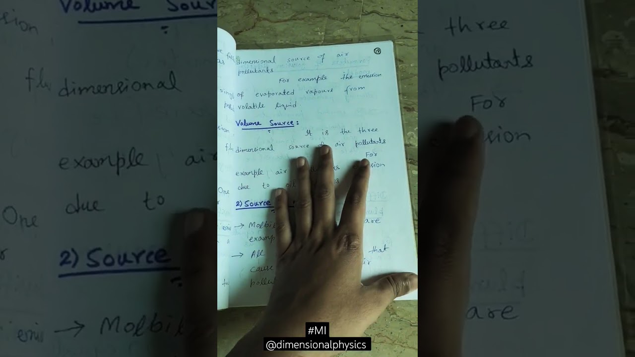 | Gaussian Dispersion model |Environmental Physics | #shorts | #viral | #physics | #physicswallah |