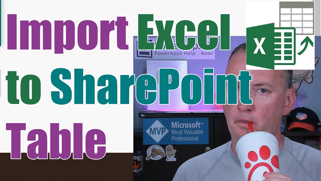 Power Apps import Excel to SharePoint list or any data source with Power Automate