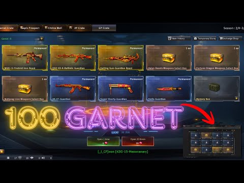 I Spent 42K ZP on Garnet Crates | Here’s What I Won! (CrossFire West)