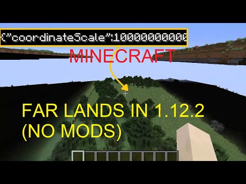 Allam A. - Minecraft: FAR LANDS IN VANILLA 1.12.2?!?! (Breaking Terrain w/ Coordinate Scale)