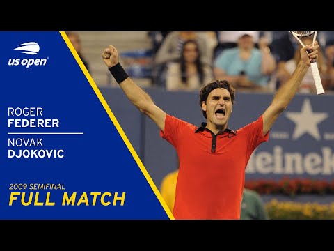 Roger Federer vs Novak Djokovic Full Match | 2009 US Open Semifinal
