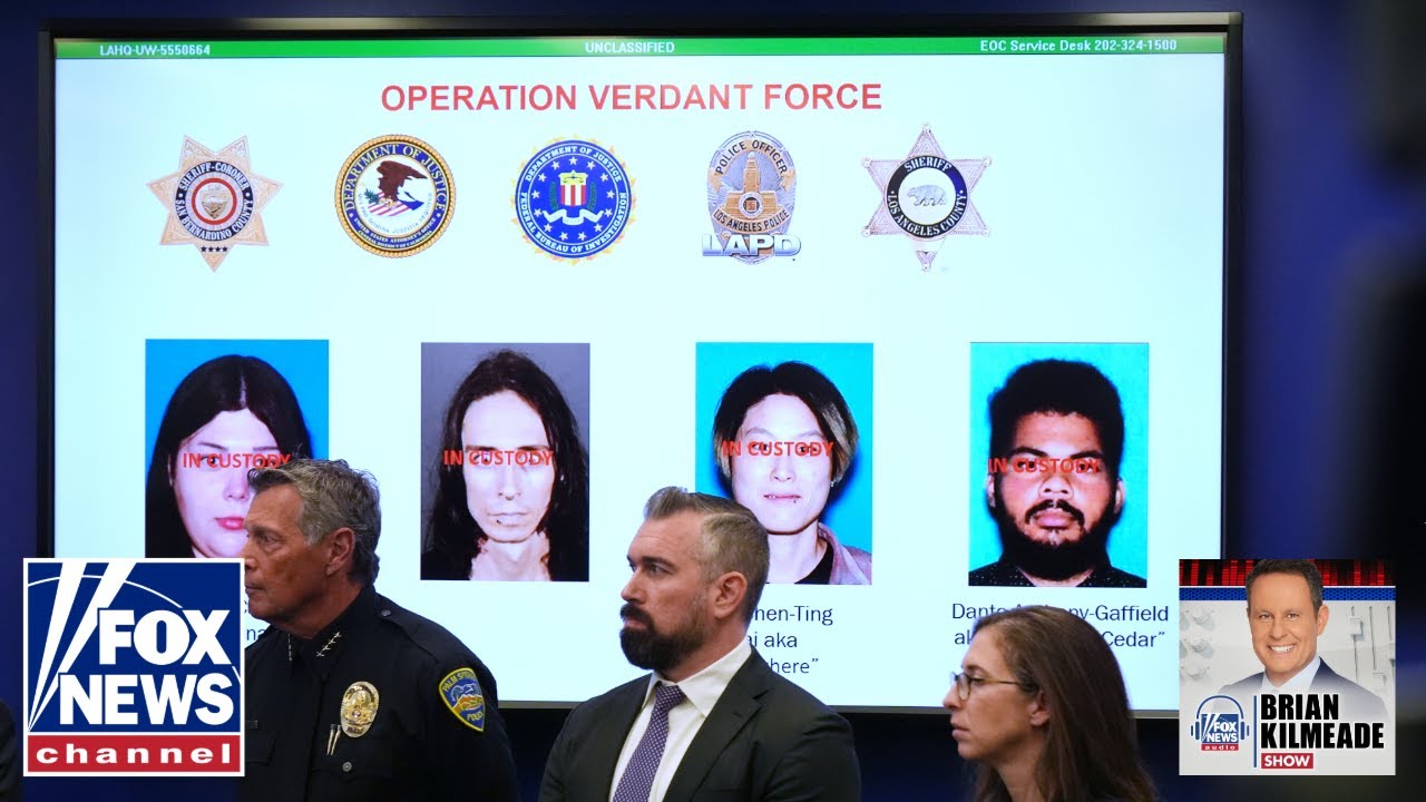 LIVE: Far left terror cell apprehended in Los Angeles | Brian Kilmeade Show