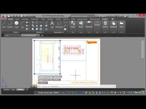 AutoCAD Tutorial - Viewport scale and annotation scale