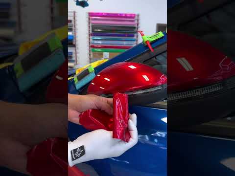 Car Wrap Looks Better Than Paint 🤯 #carwrap #carwrapping #asmr #satisfying