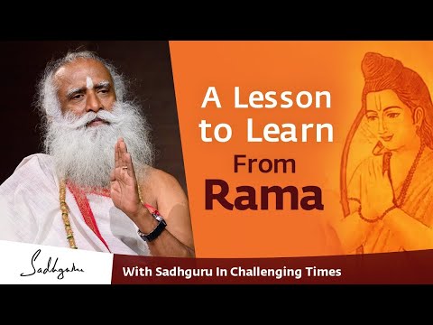 A Lesson to Learn From Rama During The Lockdown - With Sadhguru in Challenging Times - 02 Apr