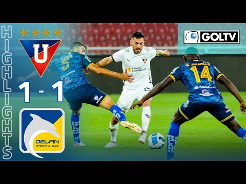 Resumen | LDU Quito 1 - Delfín 1 | LigaPro 2023 - Fecha # 9