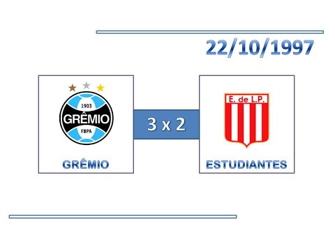 GOLS: Grêmio 3 x 2 Estudiantes - 22/10/1997 - Supercopa