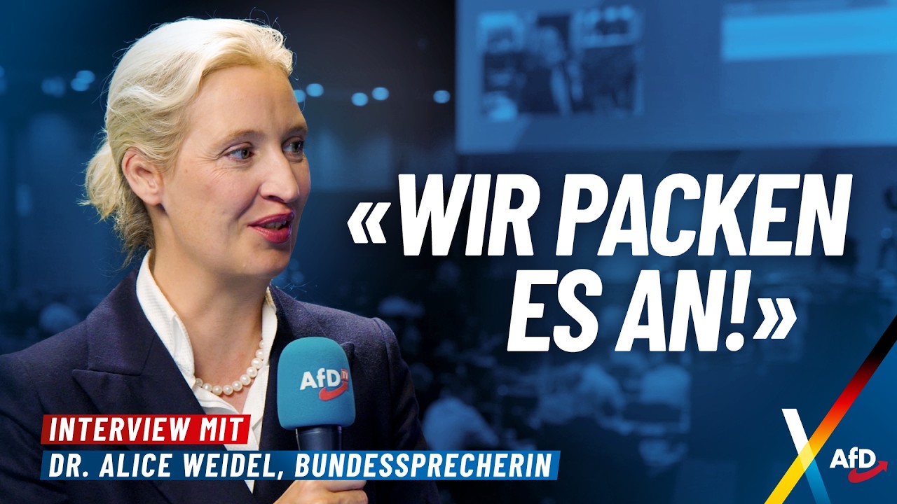 „Wir packen es an!“ – Dr. Alice Weidel im Interview – AfD