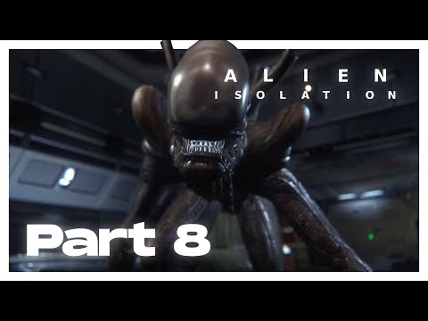ALIEN: ISOLATION Walkthrough Gameplay Part 8 - The hunted becomes the hunter