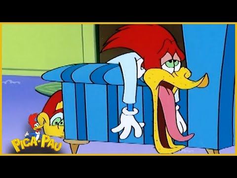 Capa de Pica-Pau em Português | Sera Que Vai Nevar? | Compilação De 1 Hora | Desenhos Antigos