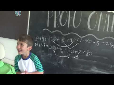 3/3 Lectia 1828 - Clasa 0 - Adunarea a doua numere din doua cifre impreuna cu Victor