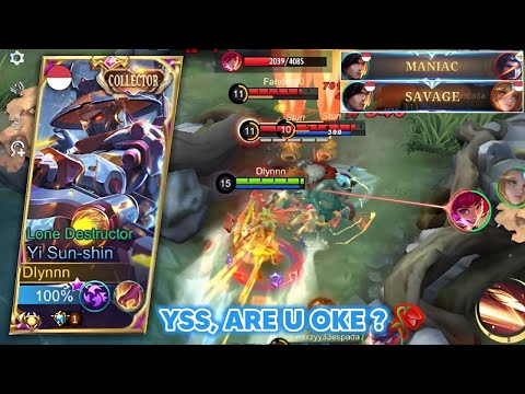 1 MANIAC 1 SAVAGE DALAM SATU MATCH! YSS MODE SADBOY EMANG BARBAR BANGET! | TOP GLOBA YSS - MLBB