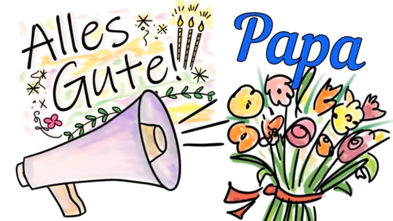 Alles Gute zum Geburtstag, Papa!