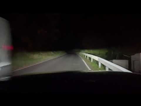 Dunkelfahrt Ford Kuga ST Line X mit adaptiven LED Scheinwerfern