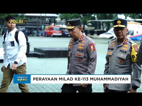 KAPOLRI DAN KAPOLDA JABAR HADIRI RESEPSI MILAD KE-113 MUHAMMADIYAH