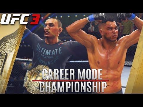 CHAMPIONSHIP Title Fight Is A Brawl! EA Sports UFC 3 GOAT Career Mode!