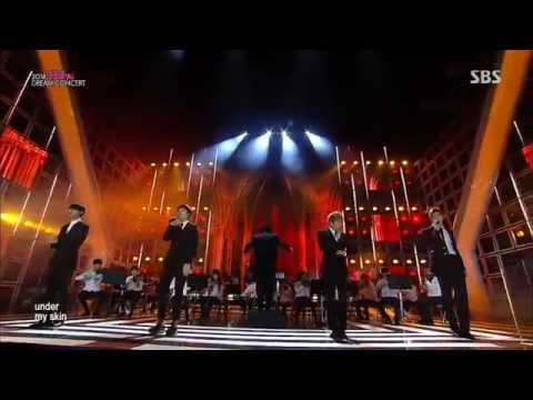 141012 Daehyun & EunKwang & Youngjae & LEO - Mirotic @ Hallyu Dream Concert 2014 - Live HD 1080p