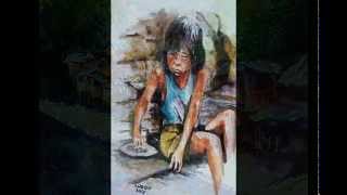 SOCIAL REALISM.. A slideshow of oil, acylic and watercolor paintings done by Dante Luzon