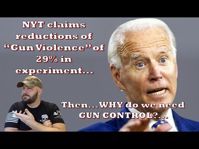 NYT touts 29% reduction of "Gun Violence" without Gun Control... It begs the question...