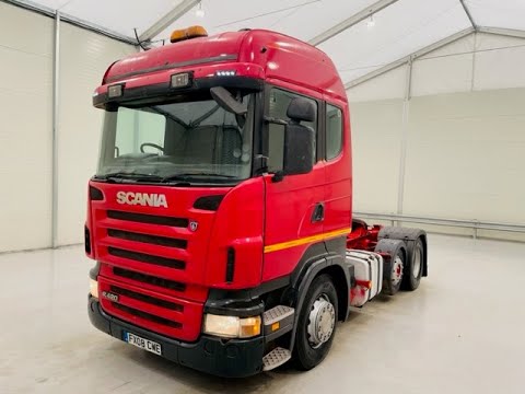 FX08 CWE - Scania R420 Midlift Highline Tractor Unit Manual | Law Truck Centre UK