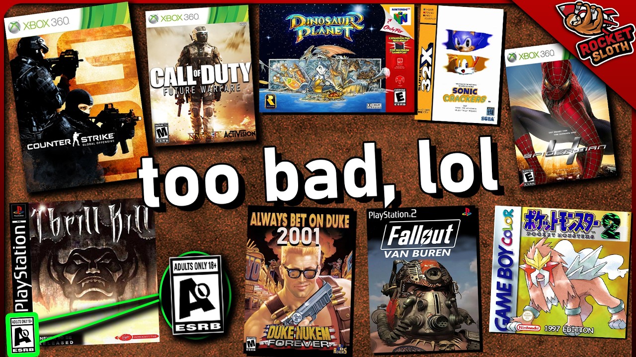 3 hours of games they NEVER wanted you to play...