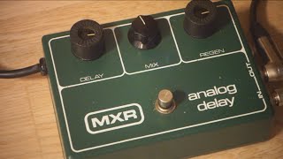 Video thumbnail for vintage MXR Analog Delay by Alex T