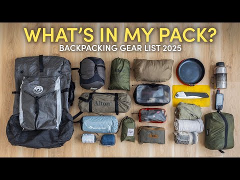 Backpacking/ Wild Camping Gear Loadout 2025