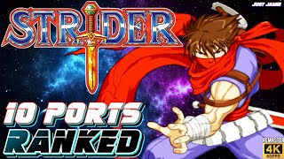 Which Version of Strider Did I Rank No.1? (4K/60FPS Remaster) #strider #capcom #arcadegames