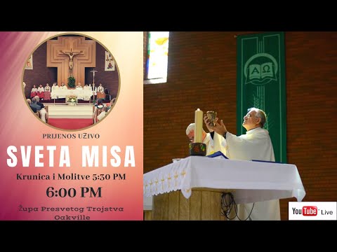 [LIVE] Krunica i Sveta Misa: (11.06.2020) - Župa Presvetog Trojstva Oakville