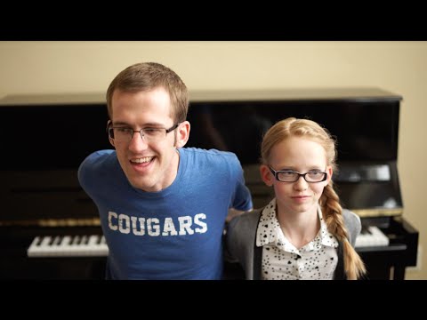 Frozen Fever - Dueling Piano Siblings Frozen Mashup + Backwards Piano