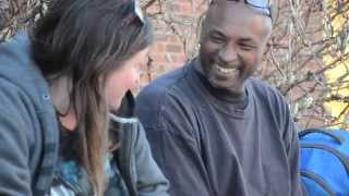People on the street in City of Columbia, Missouri