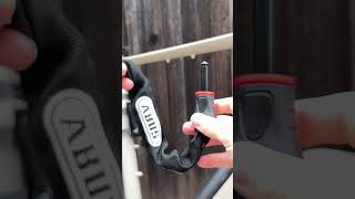This Bike Lock has a Built-In Alarm #shorts