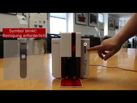 EVOLIS Primacy – Periodische Reinigung (Immer nach 1000 Karten)