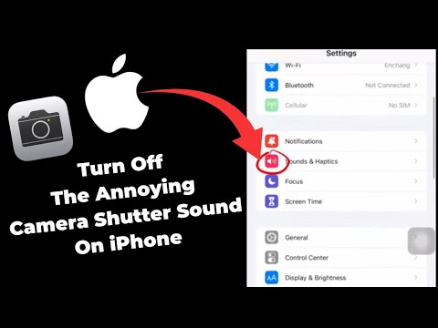 How to Turn Off Camera Shutter Sound