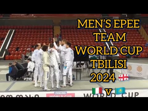 [BRONZE] Italy 🇮🇹 v Kazakhstan 🇰🇿 l Fencing World Cup Tbilisi 2024 | Men’s Epee Team