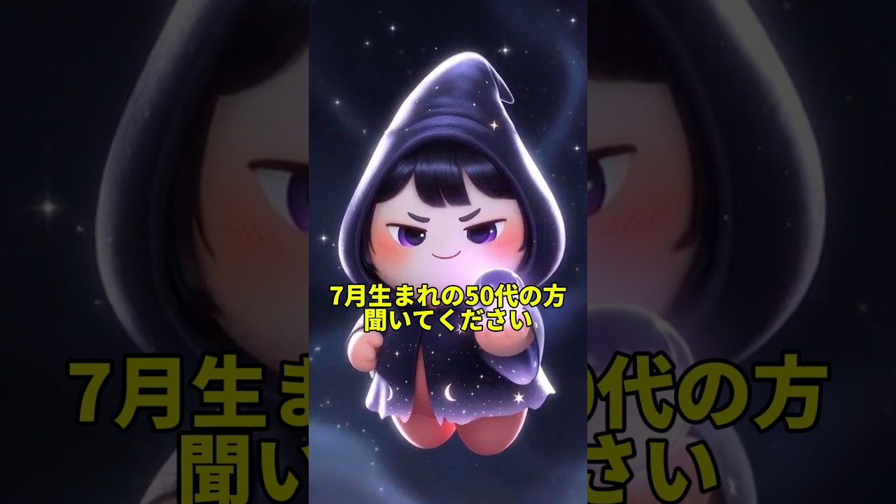 7月生まれの50代の運勢#占い #スピリチュアル#pr
