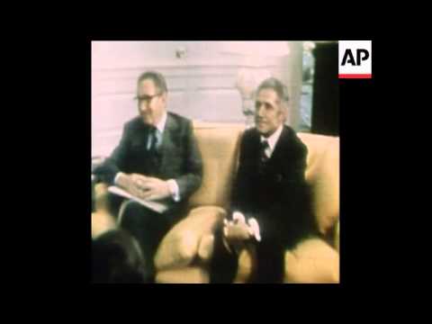 SYND 17-10-73 NIXON MEETS ARAB MINISTERS