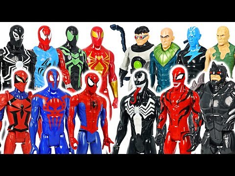 Titan Hero Spider-Man team VS Villains army battle! | DuDuPopTOY