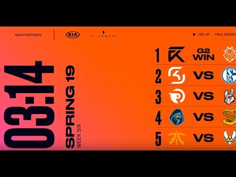 LEC Highlights ALL  W6D2  LEC Spring 2019