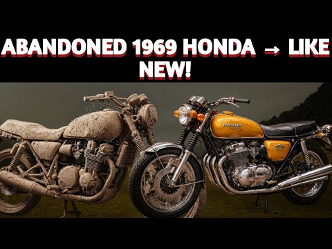 ASMR Full Restoration: Candy Gold Honda CB750 1969 – From Abandoned Rust to Shiny Perfection