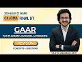 GAAR Revision With Questions CA CMA Final DT May Sep 26 Jan 27 CA Atul Agarwal AIR 1