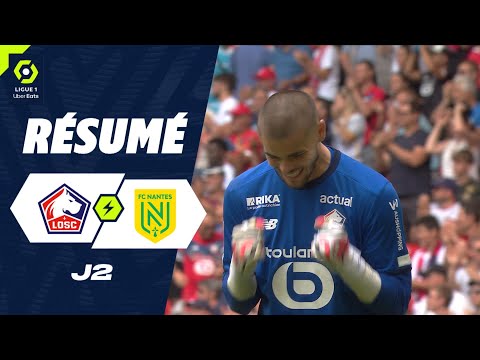 Resumen de Lille vs Nantes Jornada 2