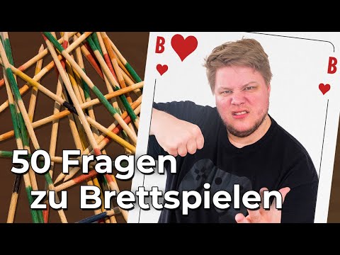 MIKADO ist unser LIEBSTES BRETTSPIEL! | 50 Fragen zu Brettspielen