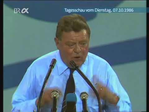 Franz Josef Strauss über Rot Grün 1986)