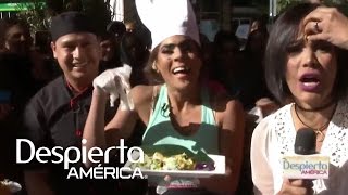 Mela cocinó ‘suchi’; ¡mira su desastrosa receta!