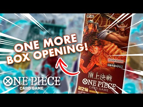 LET'S TRY OUR LUCK AGAIN WITH ANOTHER BOX OF OP-02! - ONE PIECE CARD GAME