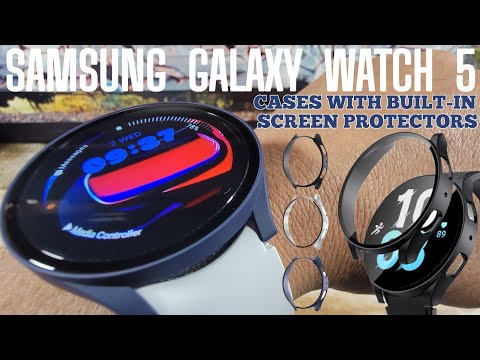 Samsung Galaxy Watch 5 | Watch Cases with Built-in Screen Protectors | Only $12.99