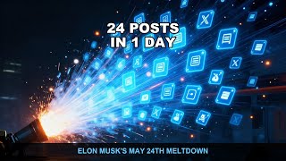 Elon Musk Posted 24 Times on May 24th — What Did He Say?