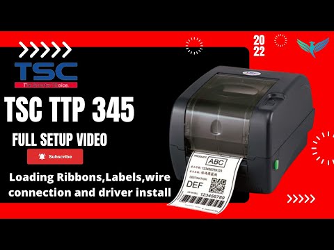 TSC TTP-345 Barcode Lable  Printer